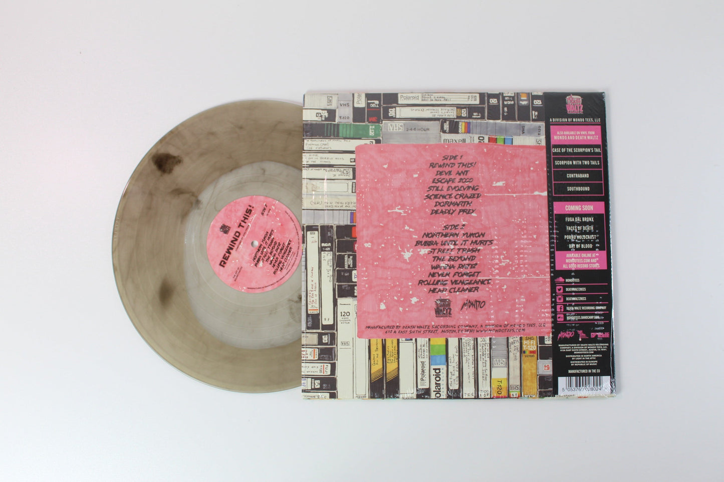 Josh Freda - Rewind This! Ltd. Smokey Clear w/ White Colour in Colour on Death Waltz Recording Company