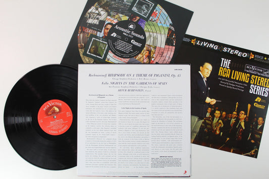 Reiner - Chicago Symphony / Jorda - San Francisco Symphony - Rhapsody On A Theme Of Paganini / Nights In The Gardens Of Spain on Analogue Productions RCA Living Stereo Series Reissue