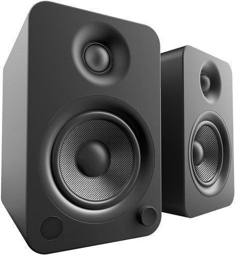Kanto YU4MB Bluetooth Powered Speakers - 140 Watts - Phono Preamp (Matte Black)