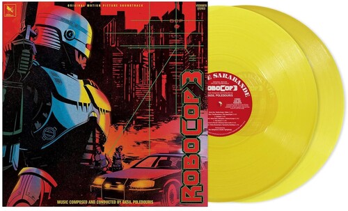 [DAMAGED] Basil Poledouris - Robocop 3 [Yellow Vinyl] [Vinyl]