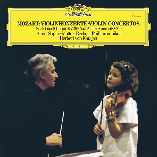 [PRE-ORDER] Anne-Sophie Mutter / Berliner Philharmoniker / Herbert von Karajan  - Mozart: Violin Concertos Nos. 3 & 5 [Original Source Series] [Release Date: 03/13/2026]