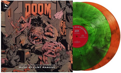 [DAMAGED] Clint Mansell - Doom (Original Soundtrack) [Green & Orange Smoke Vinyl] [Vinyl]