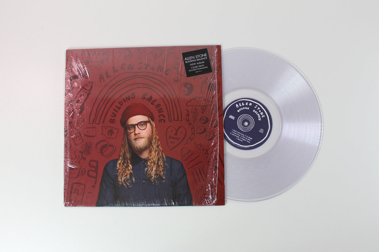 Allen Stone - Building Balance on ATO Records Clear Vinyl