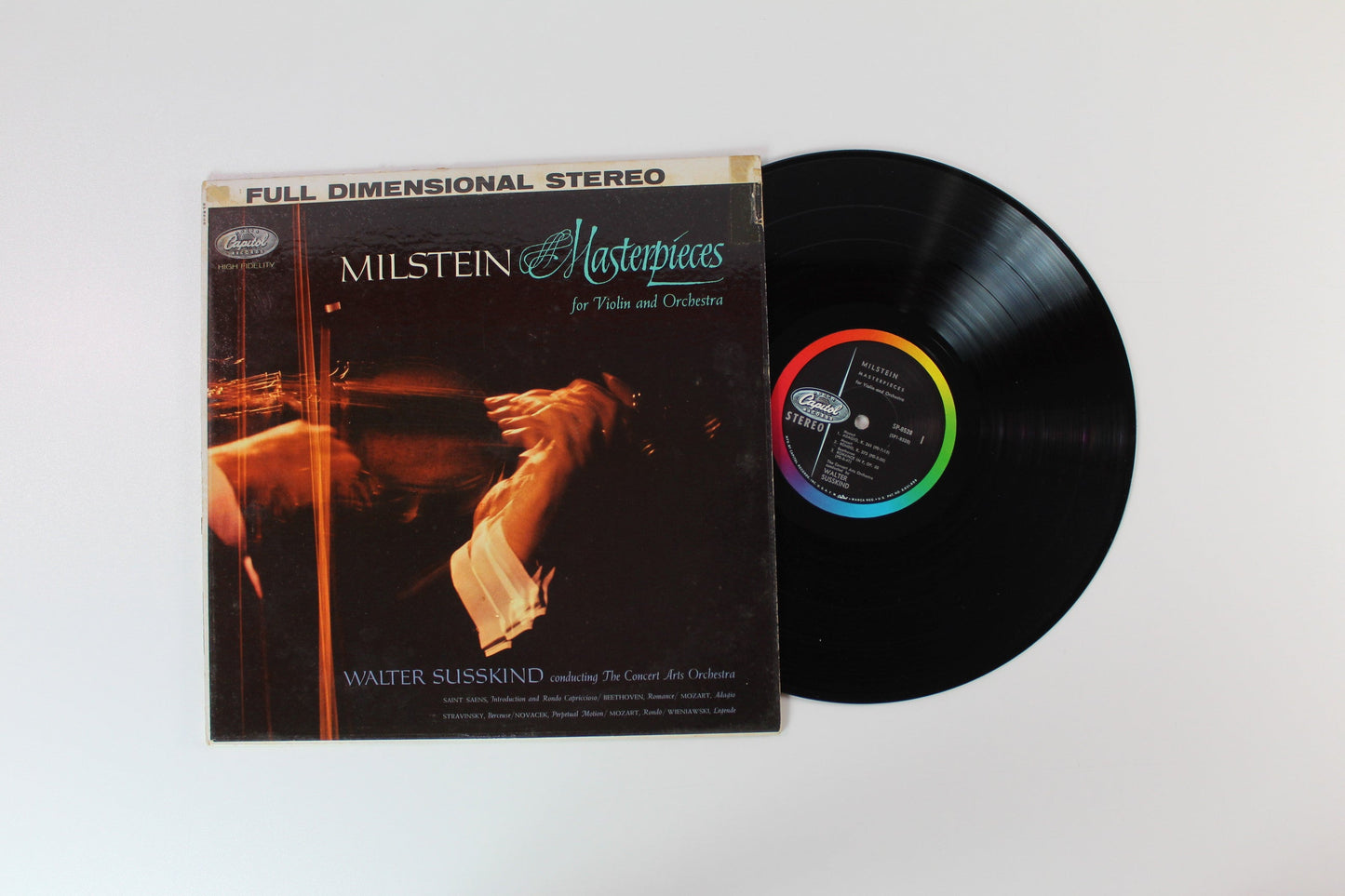 Nathan Milstein - Masterpieces For Violin And Orchestra on Capitol Stereo
