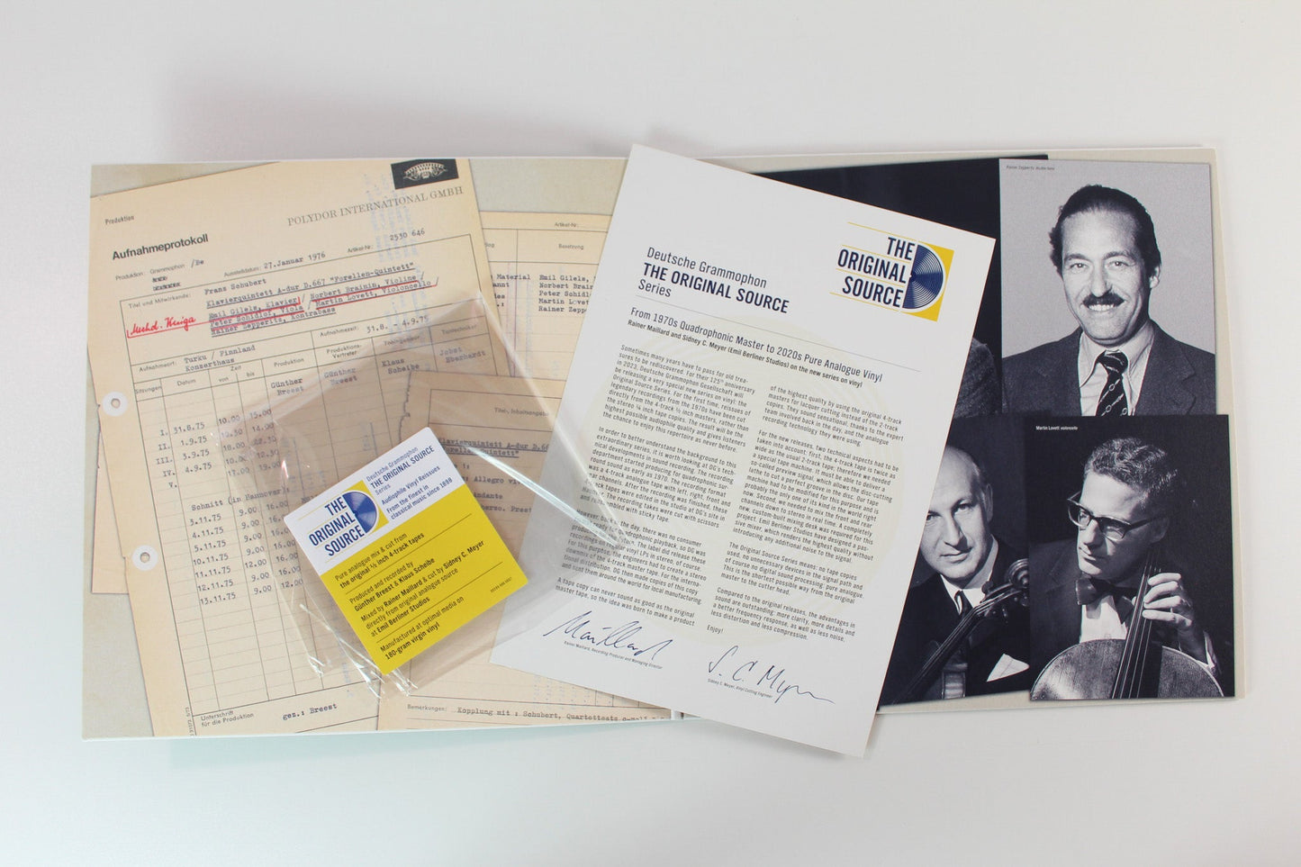 Franz Schubert - Forellenquintett • Trout Quintet • Quintetto »La Trota« on Deutsche Grammophon Reissue