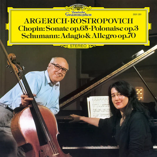 Martha Argeric & Mstislav Rostropowitsch - Chopin: Sonate Op. 65; Schumann, Adagio [Original Source Series]